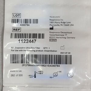 Lot Of 14 Respironics 1122447 RP Disposable Ultra Fine Filters